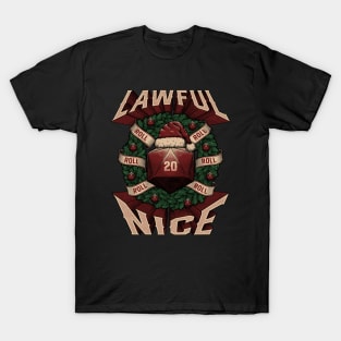 RPG - Christmas Alignment - Lawful Nice T-Shirt